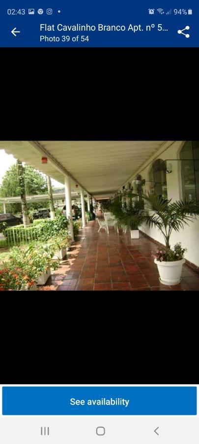 Flat no Hotel Cavalinho Branco Águas de Lindoia Exterior foto